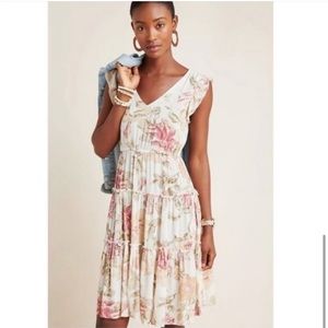 frye anthropologie dress luna tiered dress
